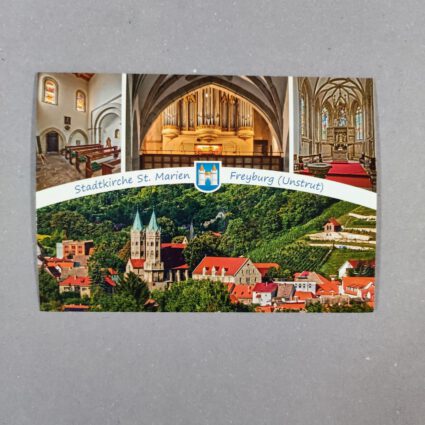 Ansichtskarte „Stadtkirche St. Marien“ Freyburg (Unstrut)