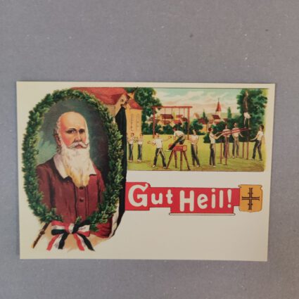 Historische Postkarte „Turnvater Jahn“