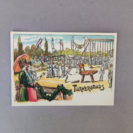 Historische Postkarte „Turnergruss“