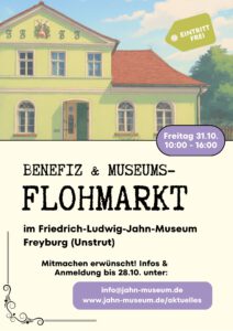 Read more about the article Beneﬁz-Museumsﬂohmarkt im Jahn-Museum